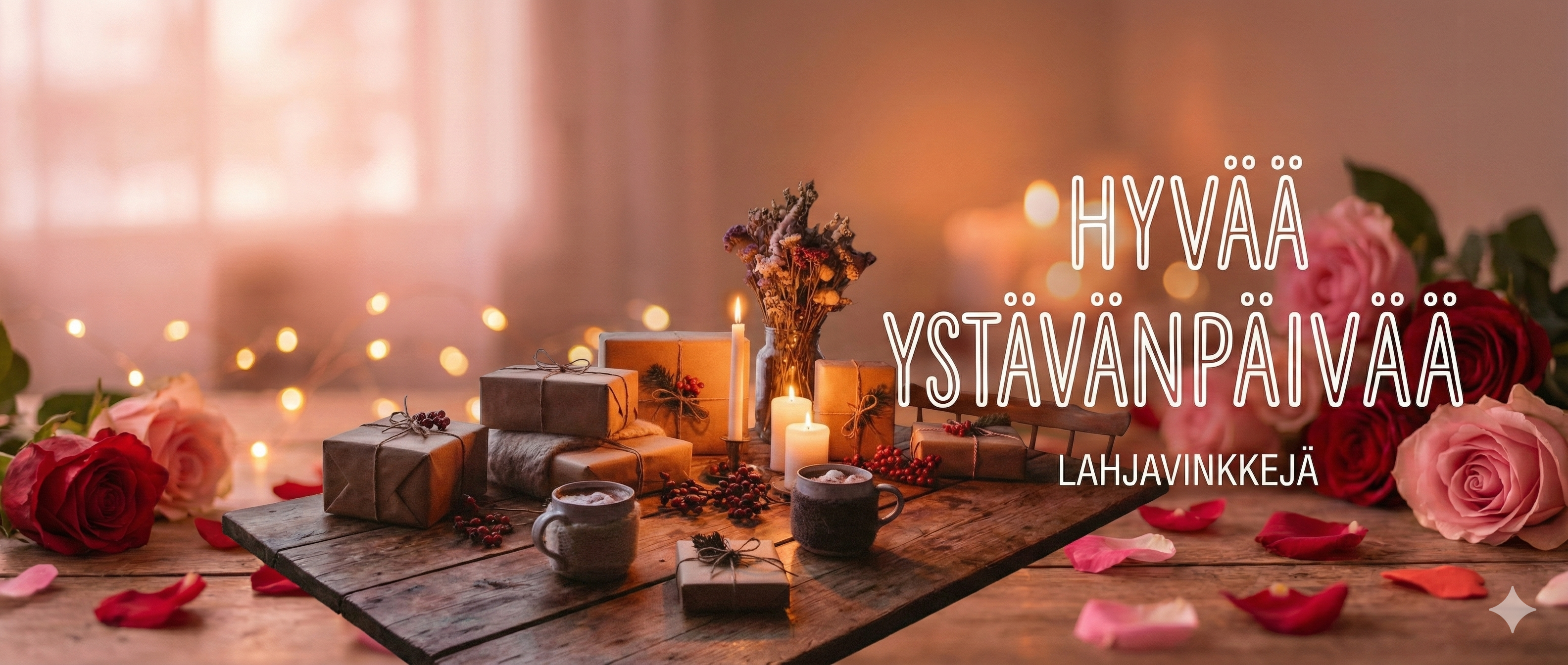 Ystävänpäivän lahjaopas perustuu rakkauden kieliin